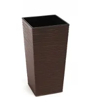 Lamela Flowerpot 591-83, plastic, Ø 40 cm, brown