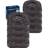 Alapure Filtre à charbon actif HFK169 compatible avec les modèles MCFE14 / E3CFE200 / 9029800605 / 89011721 / Type 200