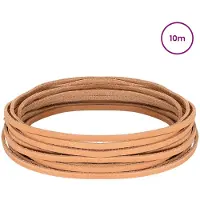 vidaXL Sangle en cuir, couleur marron clair, 1000 x 0,3 cm, cuir