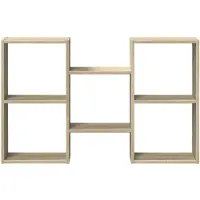 vidaXL Étagère Murale Chêne Sonoma 96x18x60 Cm Bois D'ingénierie