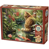 Cobble Hill Puzzle Chat Koi - 200 à 499 pièces