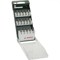 Bosch Accesorios 2609255977 Kit Tournevis Embouts De Vissage + Porte-Embouts Universel Qualité Standard 25 Mm 16 Pièces