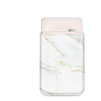 Mobilize White Marble Magsafe Case Compatible Card Holder
