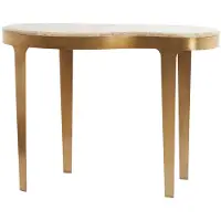 Light & Living Table d'appoint marbre taupe