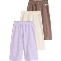 Next Pantalon écru / chocolat / violet clair