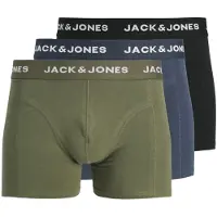 Jack & Jones Boxers 'JACBENJA' bleu marine / olive / noir / blanc