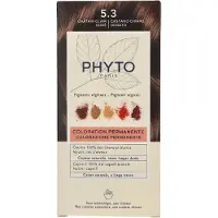 Phyto Color coloration cheveux sans ammoniaque teinte 5.3 Light Golden Brown 1 pcs
