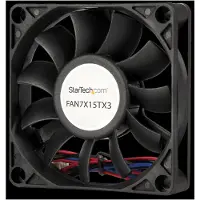 StarTech.com FAN7X15TX3 (70 mm, 1x), Ventilateur PC, Noir