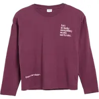 s.Oliver T-Shirt rosé / bordeaux