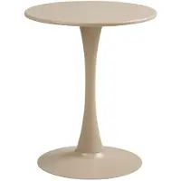 Ebuy24 Meja table de café Ø60cm taupe.