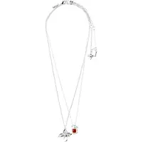 Pilgrim Chaîne 'Trace' rouge / argent