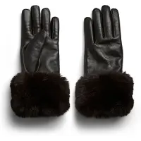 Y.A.S Gants 'MAJA' marron