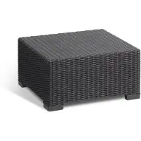 Allibert Table de jardin California gris graphite