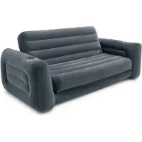 Intex Canapé gonflable convertible en lit, grande taille, matelas 2 en 1, 66552