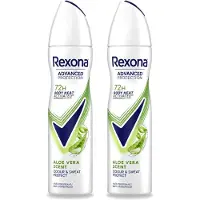 Rexona 2 vaporisateurs déodorants , parfum Aloe Vera, 150 ml, lot avantageux, 2 pièces