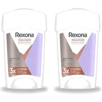 Rexona 2 déodorants roll-on Women Maximum Protection Sensitive Dry, format 45 ml - Pack avantage - 2 pièces