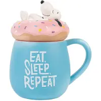 Grupo Erik Tasse Snoopy 3d Mange Dors Répète 500ml