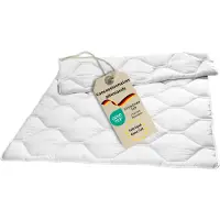 Sleepling Couverture de lit toute saison, 200 x 200 cm, 100% microfibre, couette matelassée, lavable, adaptée aux personnes allergiques, Comfort 100