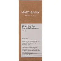MARY & MAY Mary&May Citrus Unshiu + Tremella Fuciformis Serum, 30ml - Sérum hydratant et éclaircissant pour le visage