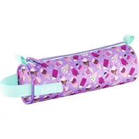 Maped - Étui à crayons Yummy – 22,5 x 7,5 cm – Motifs glace et pop-corn – Robuste