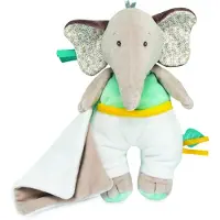 Baby Nat BN0624, peluche motif cacahuète, couleur grise