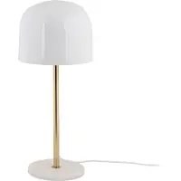 Present Time Leitmotiv - Lampe de table Manta - Blanc - Ø20cm Lampe de table - Lampe de chevet, salon, chambre à coucher