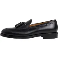 Hackett London pour homme. HMS200061 Chaussures en cuir Mayfair Crust noires (42), Plat, Aucun, Casuel, Classique