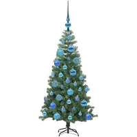 vidaXL Arbre de Noël vert , 120 cm, en PVC