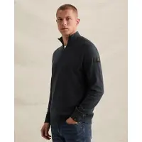PME Legend Pull-over 'Pullover in 100% cotton with half-zip' bleu foncé
