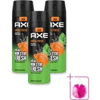 Axe 3 vaporisateurs déodorants Jungle Fresh - 150 ml - Lot de 3