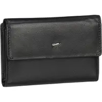 Braun Büffel Porte-monnaies 'Anna' gris argenté / noir