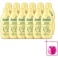 Zwitsal 12 flacons de shampooing pour bébé Anti-pellicules - 200 ml - Lot économique - 12 pièces