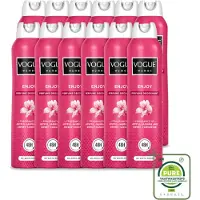 Vogue 12 déodorants parfumés Women - 150 ml - Lot de 12 pièces