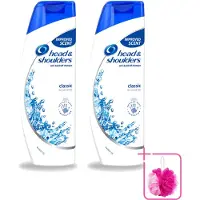 Head & shoulders 2 flacons de shampooing Classic Clean - 250 ml - Lot de 2