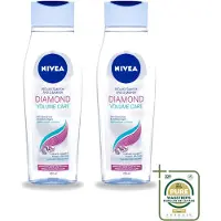 Nivea 2 x Shampooing Diamond Volume Care - 250 ml - Lot de 2