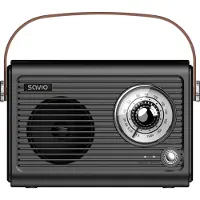 Savio RS-01 radio Portable Analogique Noir