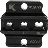 Klauke PV503 Presseinsatz Photovoltaik-Verbinder 4 bis 10 mm² Passend für Ma
