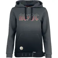 AC/DC Sweat-shirt à capuche de - EMP Signature Collection - S - 3XL - pour Femme - gris/noir - Taille XXL