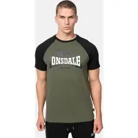 Lonsdale T-Shirt 'Magilligan' olive / noir / blanc