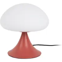 Present Time Leitmotiv - Lampe de table Hongo - Ocre rouge - Ø20cm Lampe de table - Lampe de chevet, salon, chambre à coucher