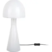 Leitmotiv - Lampe de table Bombin - Blanc - Ø20cm Lampe de table - Lampe de chevet, salon, chambre à coucher