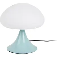Present Time Leitmotiv - Lampe de table Hongo - Bleu brumeux - Ø20cm Lampe de table - Lampe de chevet, salon, chambre à coucher