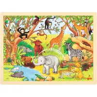 Goki 57892 - Puzzle à encastrer - Afrique