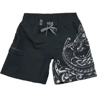 Amon Amarth Short de bain de - EMP Signature Collection - M - XXL - pour Homme - noir - Taille M
