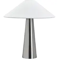 House Doctor Lampe de table Soffi argent brossé