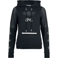 Ghost Sweat-shirt à capuche de - - Collection Signature EMP - S - XXL - pour Femme - noir - Taille L