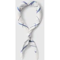 Selected Lin Écharpe Femme Blanc ONE SIZE