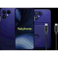 Fairphone 6+ 256 Go Bleu 5G + Pack d'Accessoires de Base
