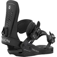 Union - Fixations de snowboard - Trilogy Black en Aluminium - Taille 37-40,5 - Noir