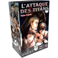 Pika L'Attaque des Titans : Coffret des tomes 13 à 17. Coffret comprenant 5 volumes